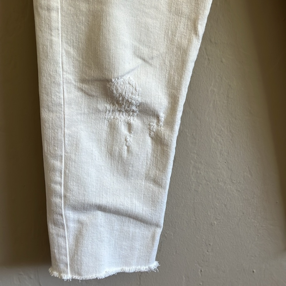 Zara Trafaluc Cropped Denim Jeans Size US 02 - Picture 3 of 6